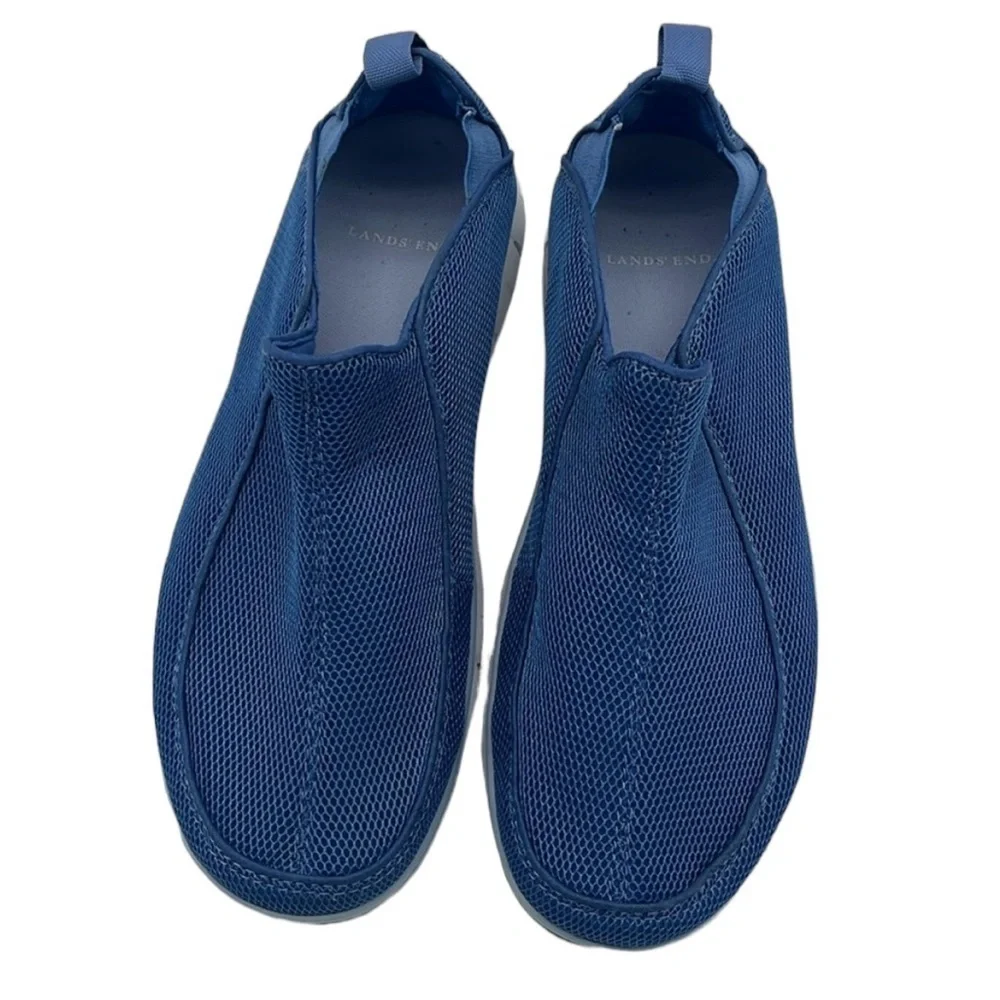 Lands' End Blue Mesh Breathable Slip-On Shoes Women's Size 10